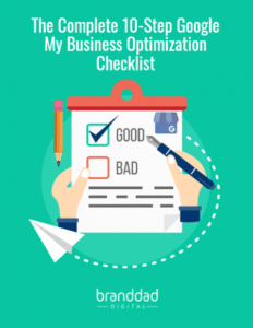 10-step google my business optimization checklist cover photo