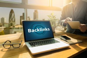 What are backlinks - laptop concept